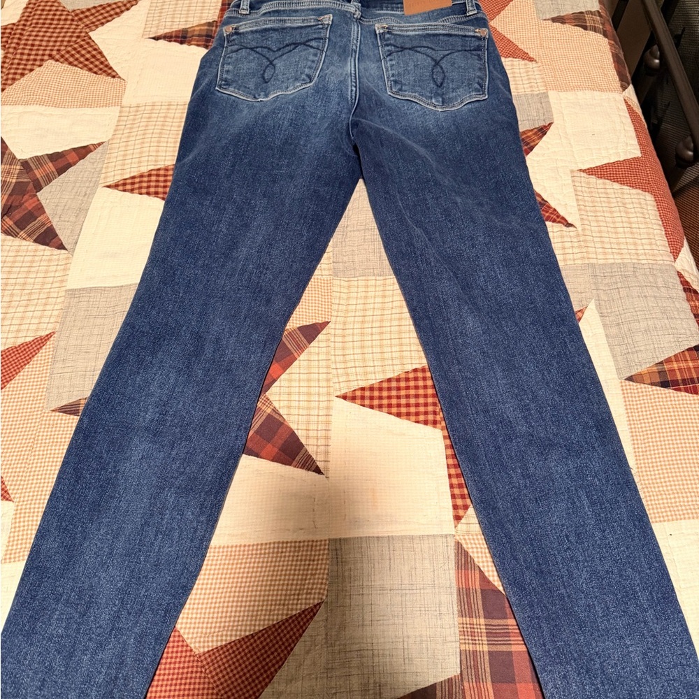 Judy Blue Dark Wash Skinny Jeans THERMA denim - Picture 2 of 5